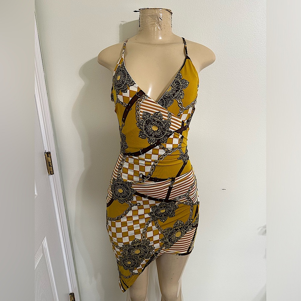 NWT - A’gaci - XS/S - Body Chain Summer Midi / Mini Dress